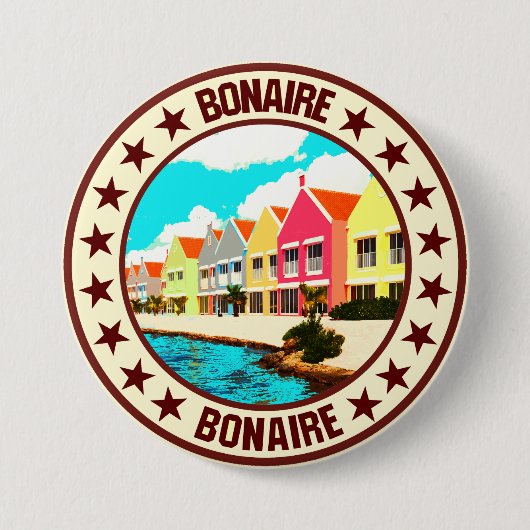 Bonaire Ronde Button 7,6 Cm (Voorkant)