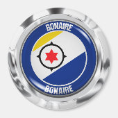 Bonaire Round Emblem Magneet (Voorkant)