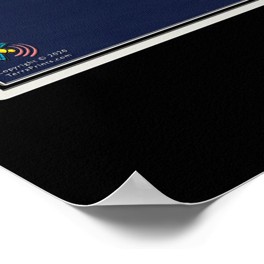 Bonaire Satellite Poster Map (Hoek)