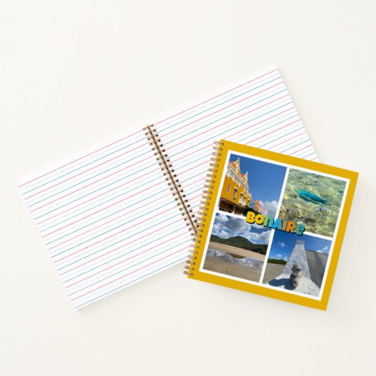 Bonaire Schilderachtig fotocollage Notitieboek (Binnen)