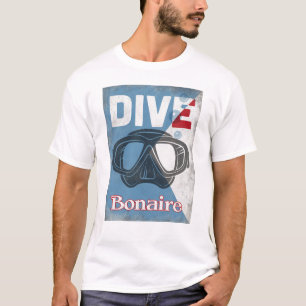 Bonaire scuba duikmasker t-shirt