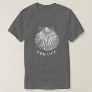 Bonaire seashell in nood t-shirt