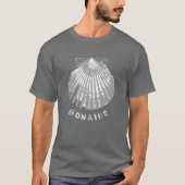 Bonaire seashell in nood t-shirt (Voorkant)