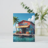 Bonaire snackshop briefkaart (Staand voorkant)
