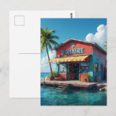 Bonaire snackshop briefkaart (Voorkant / Achterkant)