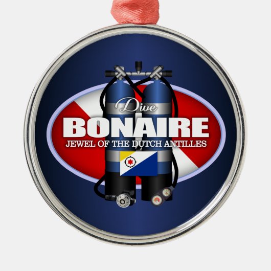 Bonaire (ST) Metalen Ornament (Voorkant)