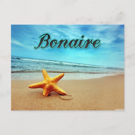 Bonaire sterren briefkaart (Voorkant)