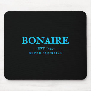 Bonaire Throwback Letter Heren Dames Abc Eilanden Muismat