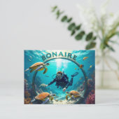 bonaire vacation Postcard Briefkaart (Staand voorkant)
