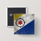 Bonaire Vierkante Button 5,1 Cm (Voorkant /achterkant)