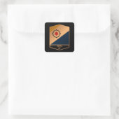 Bonaire Vierkante Sticker (Tas)