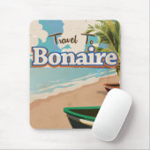 Bonaire vintage poster art. muismat (Met muis)