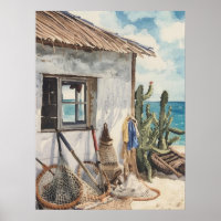 Bonaire vis hut