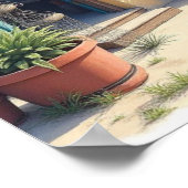 Bonaire visshack uitverkocht poster (Hoek)