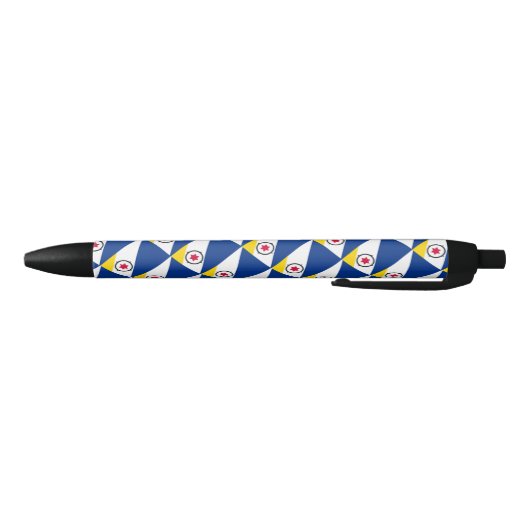 Bonaire Vlag Balpen Zwarte Inkt Pen (Bodem)
