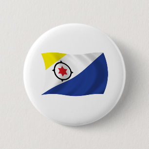 Bonaire Vlag Knop Ronde Button 5,7 Cm
