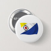 Bonaire Vlag Knop Ronde Button 5,7 Cm (Voorkant /achterkant)