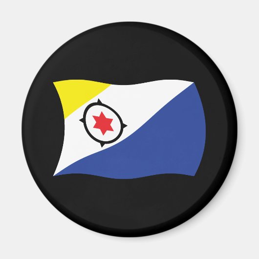 Bonaire Vlag Magneet (Voorkant)