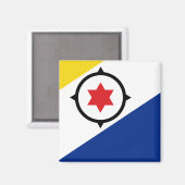 Bonaire vlag Magnet (Voorkant / Achterkant)