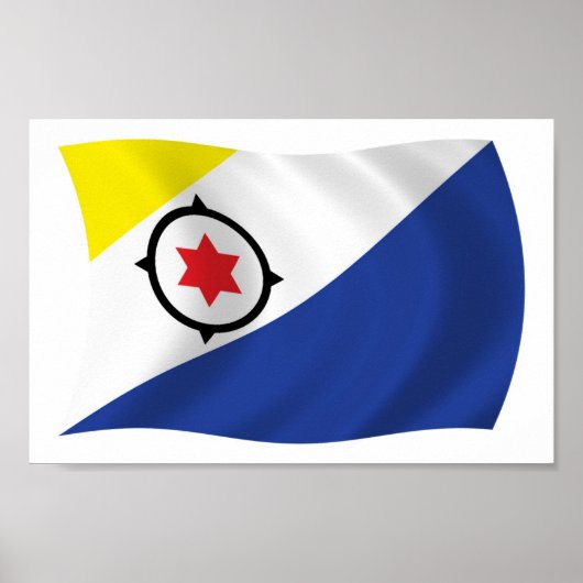 Bonaire Vlag Poster Print (Voorkant)