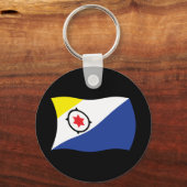 Bonaire Vlag Sleutelhanger (Voorkant)