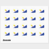 Bonaire Vlag Sticker (Vel)