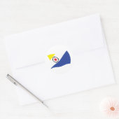 Bonaire Vlag Sticker (Envelop)