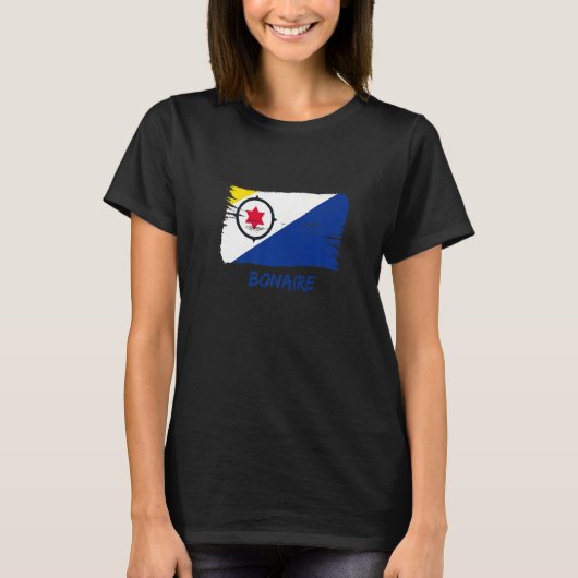  Bonaire Vlag T-shirt (Voorkant)