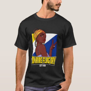 Bonaire Vlagdag Nederlands Eiland 6 september T-shirt