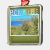 Bonaire Waterverf Metalen Ornament (Links)