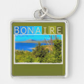 Bonaire Waterverf Sleutelhanger (Voorkant)