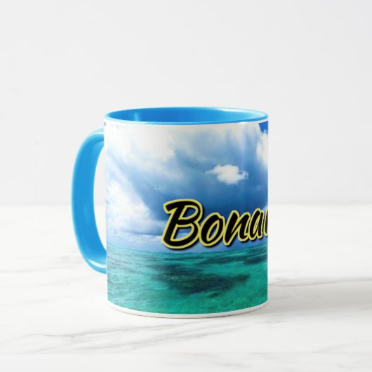 Bonaire zee sky mok (Voorkant links)