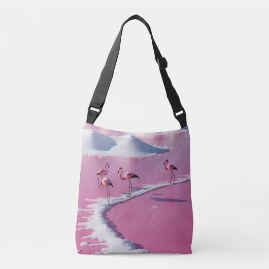 Bonaire zoutpannen crossbody tas (Voorkant)