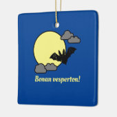 Bonan vesperton! keramisch ornament (Links)