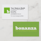 Bonanza Basic Visitekaartje (Voorkant / Achterkant)