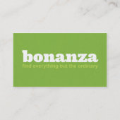 Bonanza Basic Visitekaartje (Achterkant)