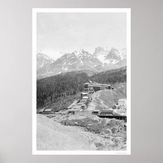 Bonanza Copper Mine Alaska 1916 Poster (Voorkant)