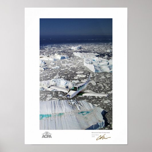 Bonanza over Groenland Poster (Voorkant)