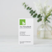 Bonanza Vertical Grassy Visitekaartje (Staand voorkant)