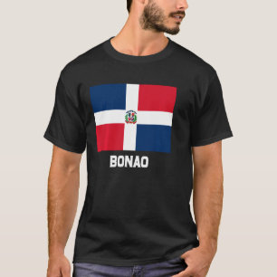 Bonao Dominicaanse Republiek Vlag Emblem Escudo Cr T-shirt