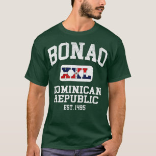 Bonao Dominicaanse Republiek XXL Atletisch ontwerp T-shirt