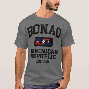 Bonao Dominicaanse Republiek XXL Atletisch ontwerp T-shirt
