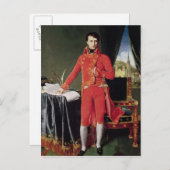 Bonaparte as First Consul, 1804 Briefkaart (Voorkant / Achterkant)