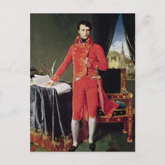 Bonaparte as First Consul, 1804 Briefkaart (Voorkant)