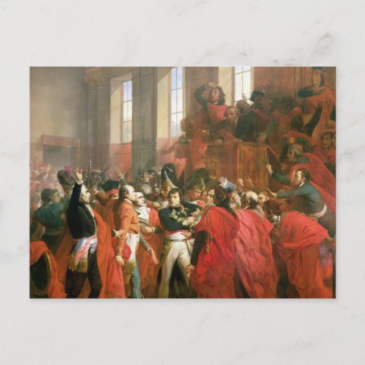 Bonaparte en Raad van 500 in St. Briefkaart (Voorkant)
