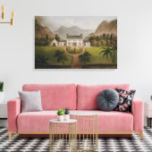Bonaparte s Mal-Maison in St. Helena, 1821 Canvas Afdruk (Insitu (Woonkamer))
