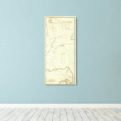 Bonaparte s Route van Elba naar Parijs Canvas Afdruk (Insitu (Houten vloer))