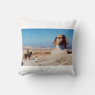 Bonaparte voor de Sfinx door Jean-Leon Gerome Kussen