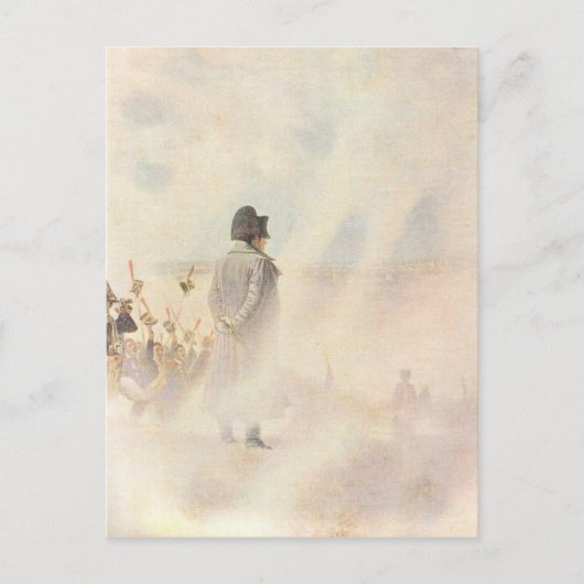 Bonaparte voor Moskou Briefkaart (Voorkant)