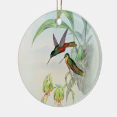 Bonaparte's Star Fronted Hummingbird (gekleurd) Keramisch Ornament (Links)